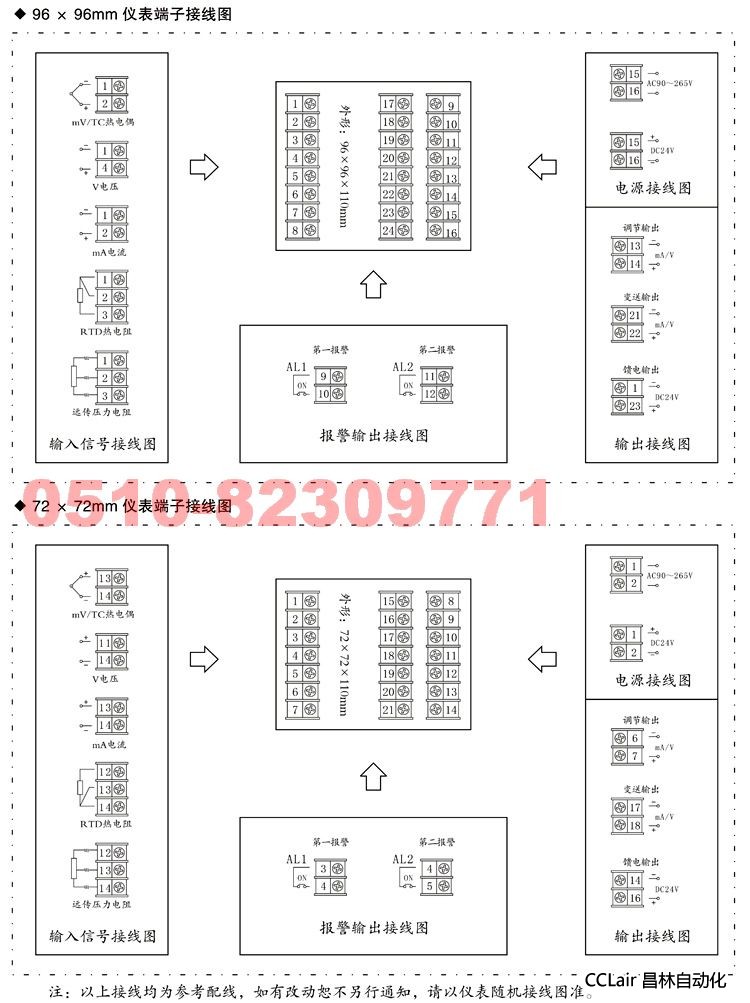 XWP-NS805 XWP-NS815 XWP-NS825 控制調(diào)節(jié)儀  