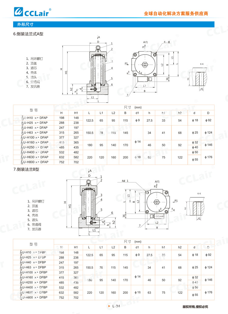 ZU-H、QU-H系列壓力管路過濾器-6