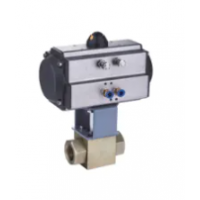 KHB-G1/8/1/4/3/8/1/2/3/4/1/11/4/11/2/2-QH，KHB/KHM系列帶氣執(zhí)行器高壓球閥