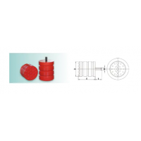 QS-HS1-600/740/940/1270/1480/1990/2540/3260/5200，QS-HS1-28/40/60/65/100/130/150/220/290/360/470，QS-HS1型聚氨酯緩沖器