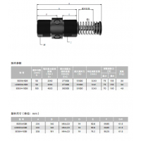 BDE64-50/100B，LEBDE64-50B，BDE64-50/100,LEBDE64-50，大型可調(diào)節(jié)液壓緩沖器BDE6425-64150